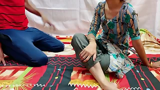 Aunty fucked by teen age Boy with hindi audio full HD porn film over